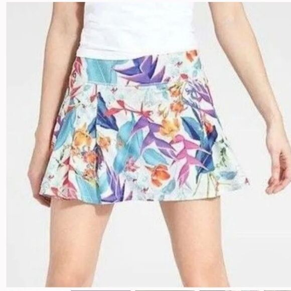 BEAUTIFUL ATHLETA SIZE MEDIUM TROPICAL SPEED TENNIS/GOLF/RUN SKORT - Picture 1 of 11